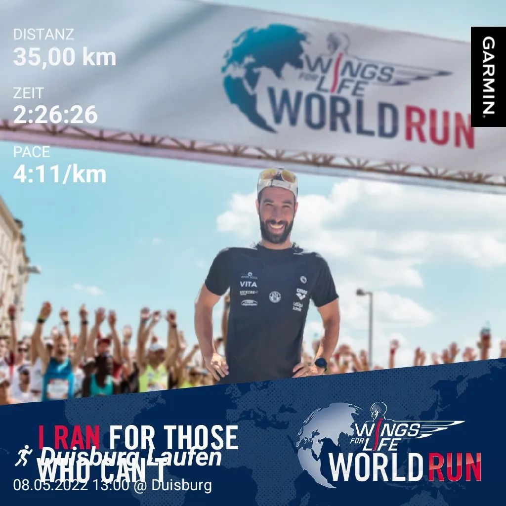 #sundayrunday 🏃🏽‍♂️🔥
Today I decided to ran my long run during the @wflworldrun .
So I did a 35km run in 2:26:27.
I ran 2km easy, than 32km with tempo and in the end 1km easy.
I felt really good so I wanted to run more, but in 3 weeks is the next race at @ironman_germany #ironman703kraichgau and the next two weeks will be filled with hard work so it's better to go fresh into next week 🤙🏼😉
